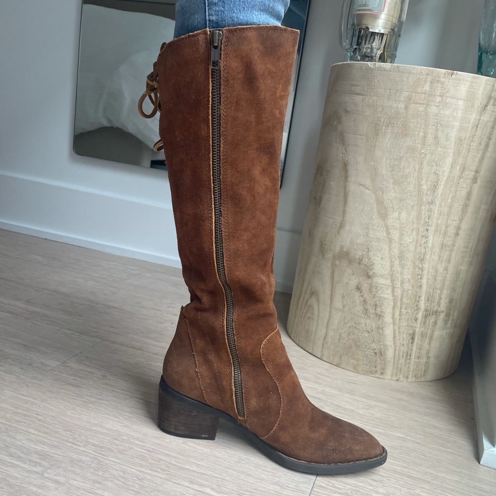 BORN | Suede knee high boots